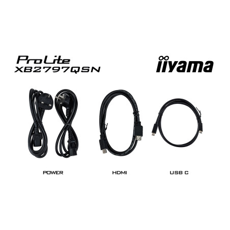 iiyama ProLite XB2797QSN-B1 computer monitor 68.6 cm (27") 2560 x 1440 pixels Quad HD LCD Black
