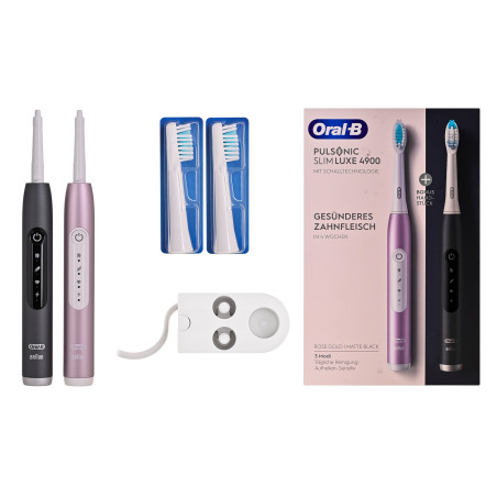 BRAUN Pulsonic Slim Luxe Brush 4900 silv/rose gold