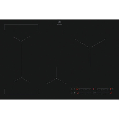 Electrolux EIV83443CT Black Built-in 78 cm Zone induction hob 4 zone(s)