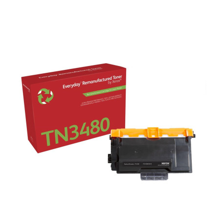 Everyday™ Mono Remanufactured Toner by Xerox compatible with Brother TN3480, High capacity