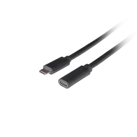 Lanberg CA-USBE-20CC-0015-BK USB cable USB 3.2 Gen 1 (3.1 Gen 1) 1.5 m USB C Black