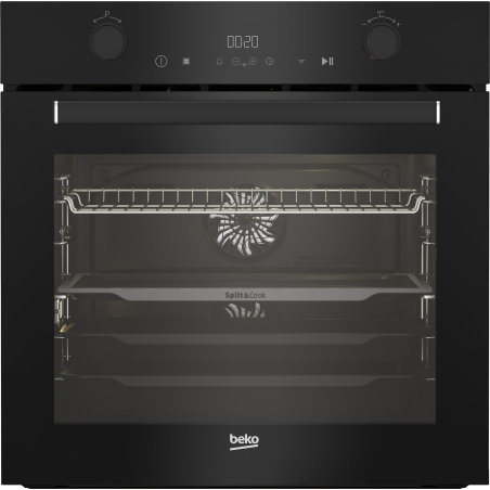 BEKO Oven | BBVM17400B | 72 L | Electric | Hydrolytic | Electronic | Steam function | Height 59.5 cm | Width 59.4 cm | Black