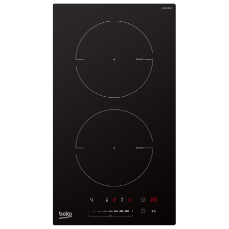 BEKO Hob | HDI32400TO | Induction | Number of burners/cooking zones 2 | Touch control | Timer | Black