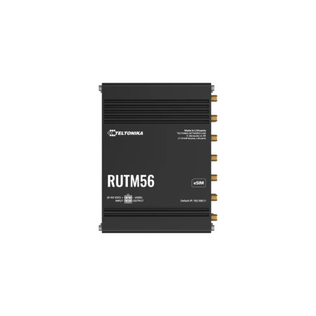Teltonika | Dual Modem Router | RUTM56 | 802.11ac | 10/100/1000 Mbit/s | Ethernet LAN (RJ-45) ports 4 | Mesh Support Yes | MU-MiMO Yes | No mobile broadband