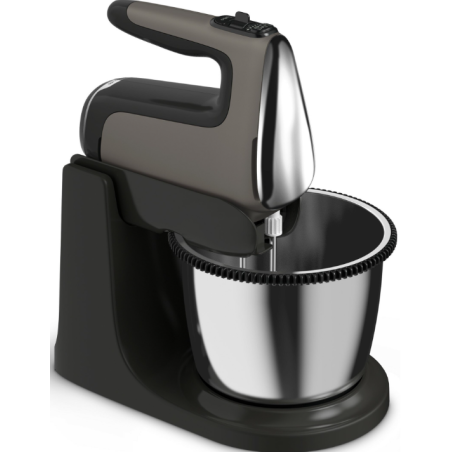 TEFAL | Hand Mixer | Powermix Silence HT654E38 | Hand Mixer | 600 W | Number of speeds 5 | Turbo mode | Dark grey