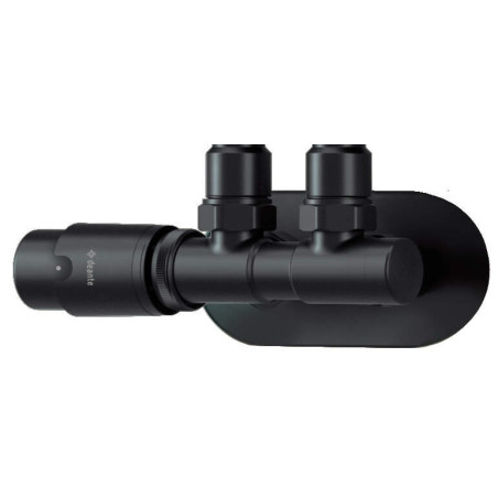 Thermostatic valve for bathroom radiator - left