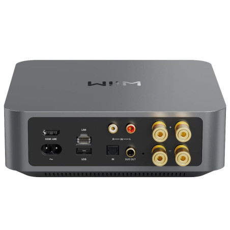 WiiM Amp Pro Dark Grey - Stereo Streaming Amplifier