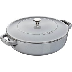 Deep frying pan with lid...