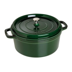 STAUB round cast iron pot...