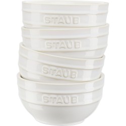 Set of 4 Staub round bowls...