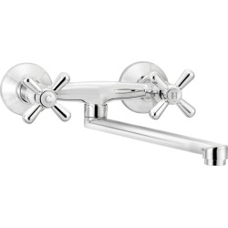 Wall-mounted kitchen faucet
