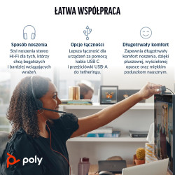 POLY Blackwire 3320 Stereo...