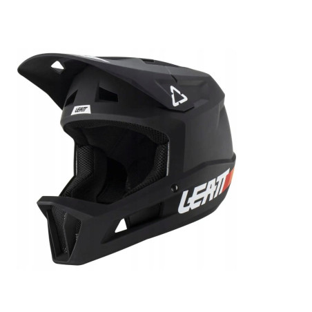 LEATT MTB Gravity 1.0 V23 Full-Face Cycling Helmet, Size L (59–60 cm), Black