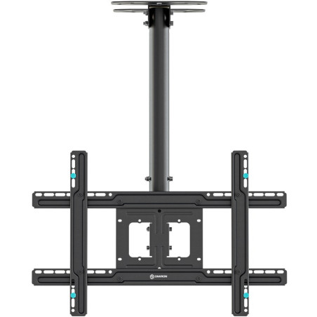 ONKRON Ceiling mount for TV 32"-80" max 68 kg, tilt-swivel, black
