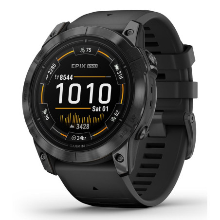 Garmin epix Pro (Gen 2) 3.56 cm (1.4") AMOLED 51 mm Digital 454 x 454 pixels Touchscreen Grey Wi-Fi GPS (satellite)