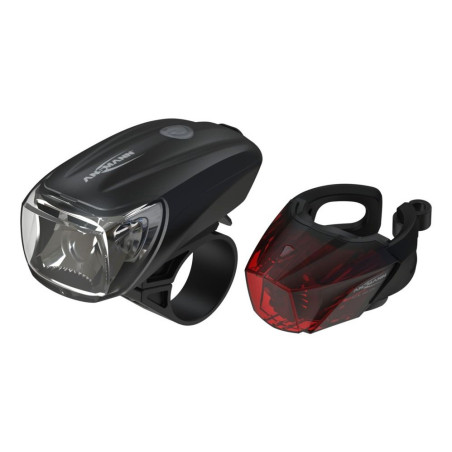 Ansmann 1600-0254 bicycle light Rear lighting + Front lighting (set) LED