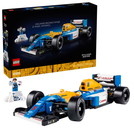 LEGO® Icons 10353 Williams Racing FW14B i Nigel Mansell / Liczba elementów: 799 / od 18 lat