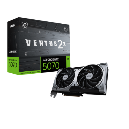 MSI GeForce RTX 5070 12G VENTUS 2X OC | NVIDIA | 12 GB | GeForce RTX 5070 | GDDR7 | HDMI ports quantity 1 | PCI Express Gen 5