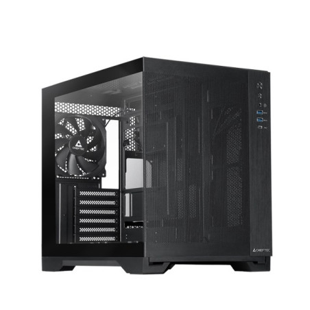 Chieftec mATX Gehäuse GM-30B-M-OP, black Cube