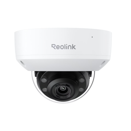 Reolink | 4K IK10 Vandal-Proof PoE Camera with 5X Optical Zoom | RP-PCV8MZ | Dome | 8 MP | F2.7-13.5mm/F1.6 | IP67 | H.265/H.264 | Micro SD, Max. 512 GB