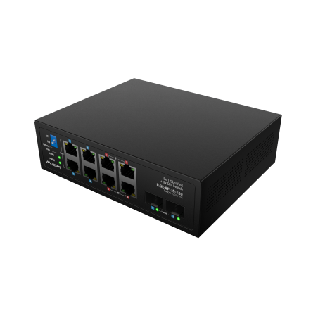 LANBERG Switch POE 4xBT 4xAT 2xSFP DIN