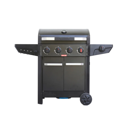 Barbecook Gas Barbecue Luca 412 with Cabinet and Sideburner, 145.4 x 60.3 x 112.3 cm | BC-GAS-3100