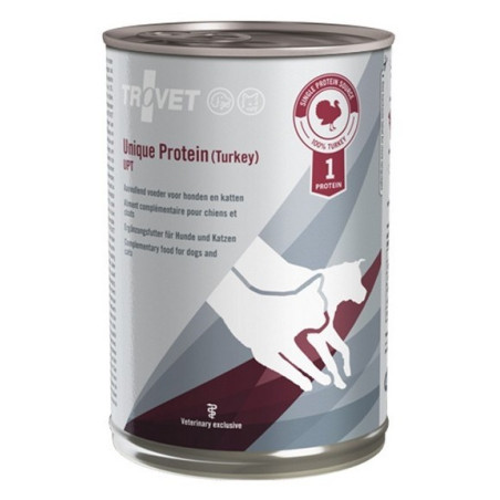 TROVET Unique Protein UPT Turkey Mono - wet dog and cat food - 400 g