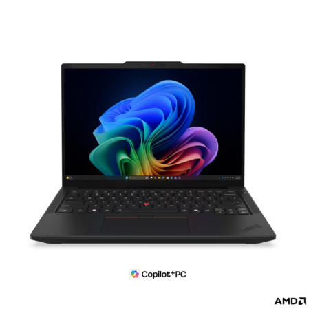 Lenovo ThinkPad T14 G7 AMD | Black | 14 " | IPS | WUXGA | 1920 x 1200 pixels | Anti-glare | AMD Ryzen AI 5 PRO | 440 | 16 GB | SODIMM DDR5 | Solid-state drive capacity 512 GB | AMD Radeon 840M Graphics | Windows 11 Pro | 802.11be | Bluetooth version 5.4 | Keyboard language Nordic | Keyboard backlit | Warranty 36 month(s) | Battery warranty 12 month(s)