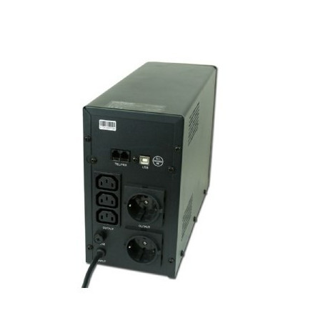 Gembird EG-UPS-033 uninterruptible power supply (UPS) Line-Interactive 1200 VA 720 W 3 AC outlet(s)