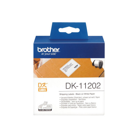Brother | DK-11202 Shipping Labels | White | DK | 62mm x 100mm
