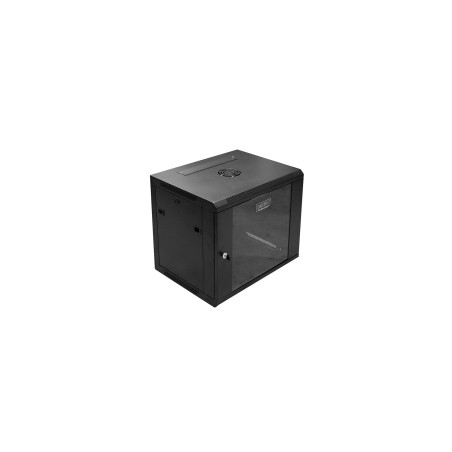 Digitus DN-W19 09U/450/B rack cabinet 9U Wall mounted rack Black