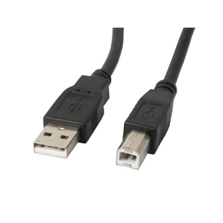 Lanberg CA-USBA-11CC-0018-BK USB cable USB 2.0 1.8 m USB B Black