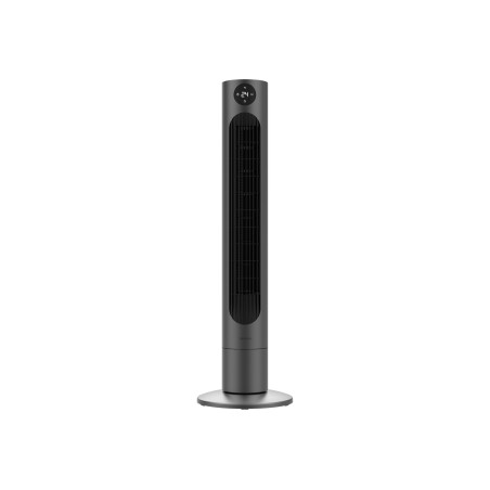 Cecotec EnergySilence 800 Skyline Smart | Tower Fan | Stand Fan | 60 W | Diameter 27 cm | Number of speeds 3 | Oscillation | Remote control | Black/Grey
