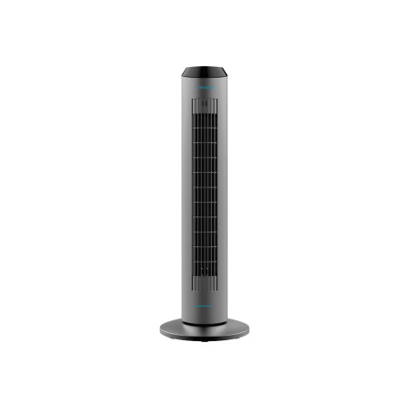 Cecotec EnergySilence 8190 Skyline Ionic | Tower Fan | Stand Fan | 60 W | Diameter 29 cm | Number of speeds 3 | Oscillation | Timer | Remote control | Grey