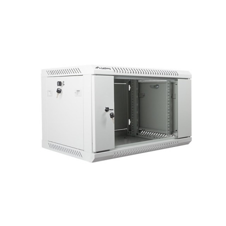 Lanberg wall-mounted 19" cabinet 4U 600x450 gray wf01-6406-10s