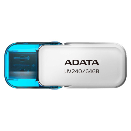 ADATA | USB Flash Drive | UV240 | 64 GB | USB Type-A | White