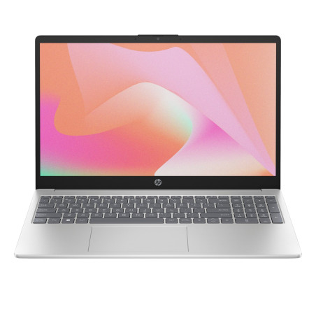 HP 15-fd1067nw Intel Core Ultra 7 155H Laptop 39.6 cm (15.6") Full HD Display 24 GB DDR5 SDRAM 512 GB SSD Wi-Fi 6 (802.11ax) FreeDOS AI PC Silver
