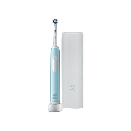 Oral-B Pro Series 1 Electric Toothbrush with Travel case, Caribbean Blue