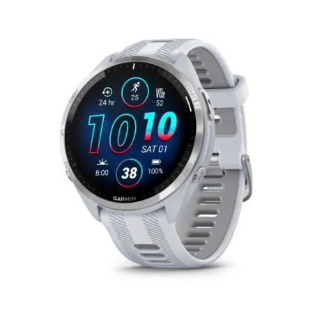 Garmin Forerunner 965 3.56 cm (1.4") AMOLED 47 mm Digital 454 x 454 pixels Touchscreen White Wi-Fi GPS (satellite)