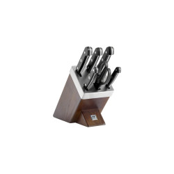 Set of knives in sharpening...