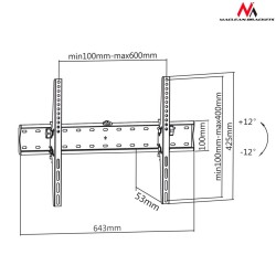 Adjustable Wall TV Bracket...