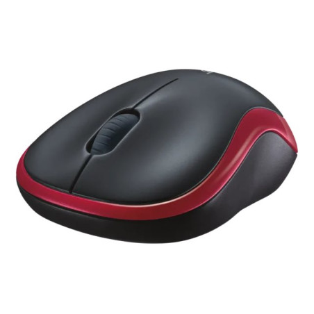 MOUSE USB OPTICAL WRL M185/RED 910-002237 LOGITECH