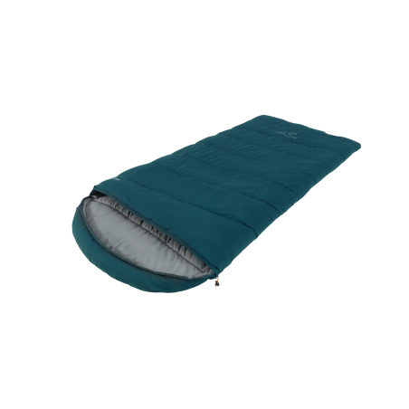 Easy Camp Raven I Square XL 5°C | Sleeping Bag | 220 x 100 cm | Temperature -8 to 9 °C | Left Zipper