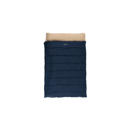 Outwell Contour Lux Deep Blue | Sleeping Bag | 220 x 145 cm | Temperature -22 to 12 °C | Both Side Zipper