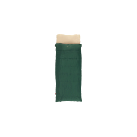 Outwell Contour Prime Green | Sleeping Bag | 220 x 85 cm | Temperature -13 to 16 °C | Right Zipper