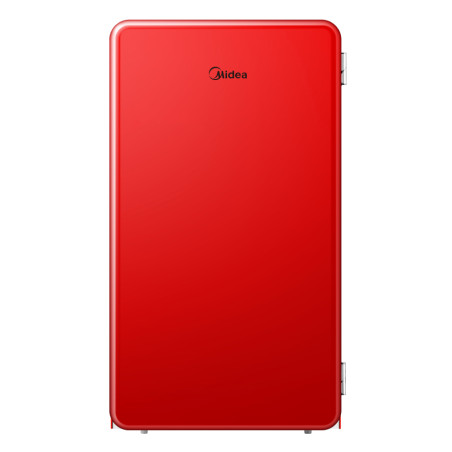 Midea Refrigerator | MDRD142SLE32 | Energy efficiency class E | Free standing | Larder | Height 83.5 cm | Fridge net capacity 93 L | 41 dB | Red