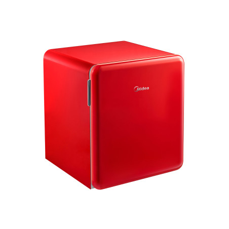 Midea Refrigerator | MDRD86SLE32 | Energy efficiency class E | Free standing | Larder | Height 50 cm | Fridge net capacity 47 L | 41 dB | Red