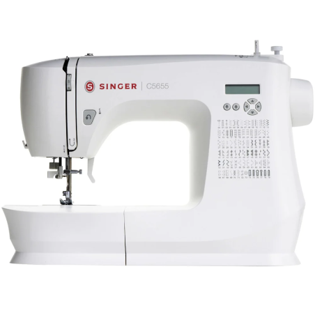 Singer | Sewing Machine | C5655 | Number of stitches 80 | Number of buttonholes 6 | White