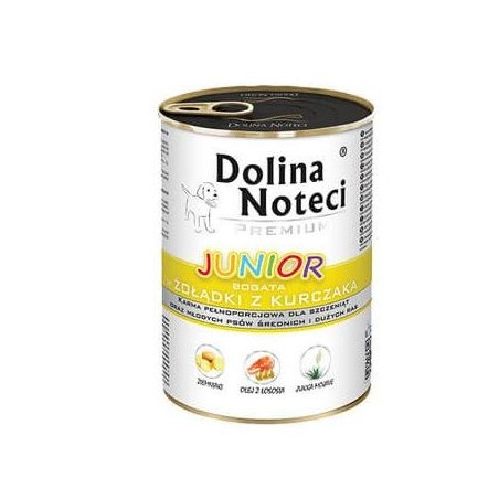 DOLINA NOTECI Premium Junior Rich in chicken gizzards - wet dog food - 400g