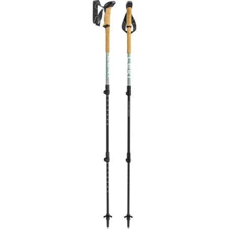 Trekking Poles LEKI MAKALU LITE, 90–125 cm, grey-green
